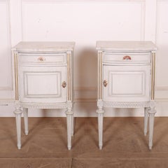 Pair of Swedish Bedside Cupboards