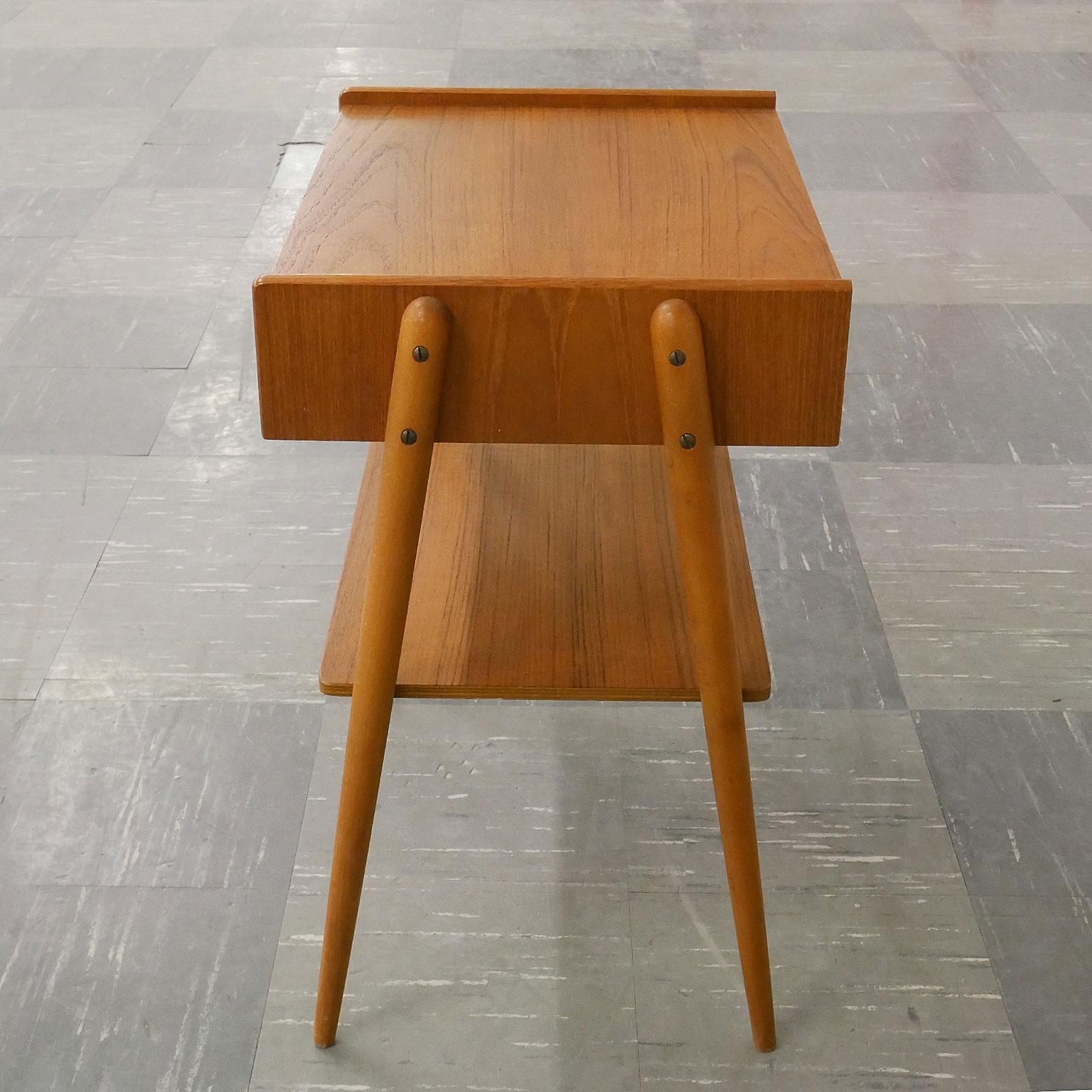 Pair of Swedish, Bedside Tables in Teak, 1960s In Good Condition In Borås, SE