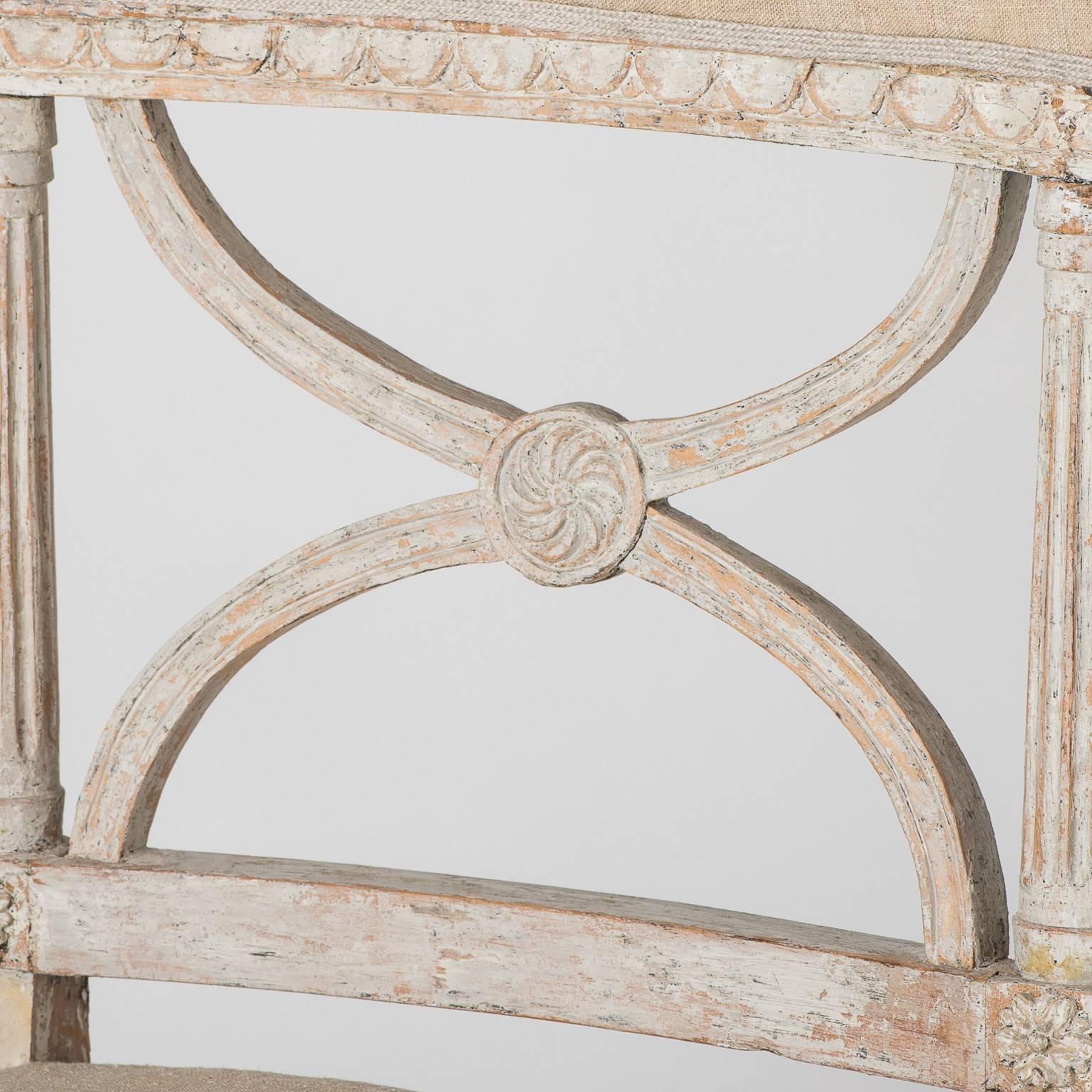 Gustavian Pair of Swedish “Bellman” Side Chairs, circa 1800