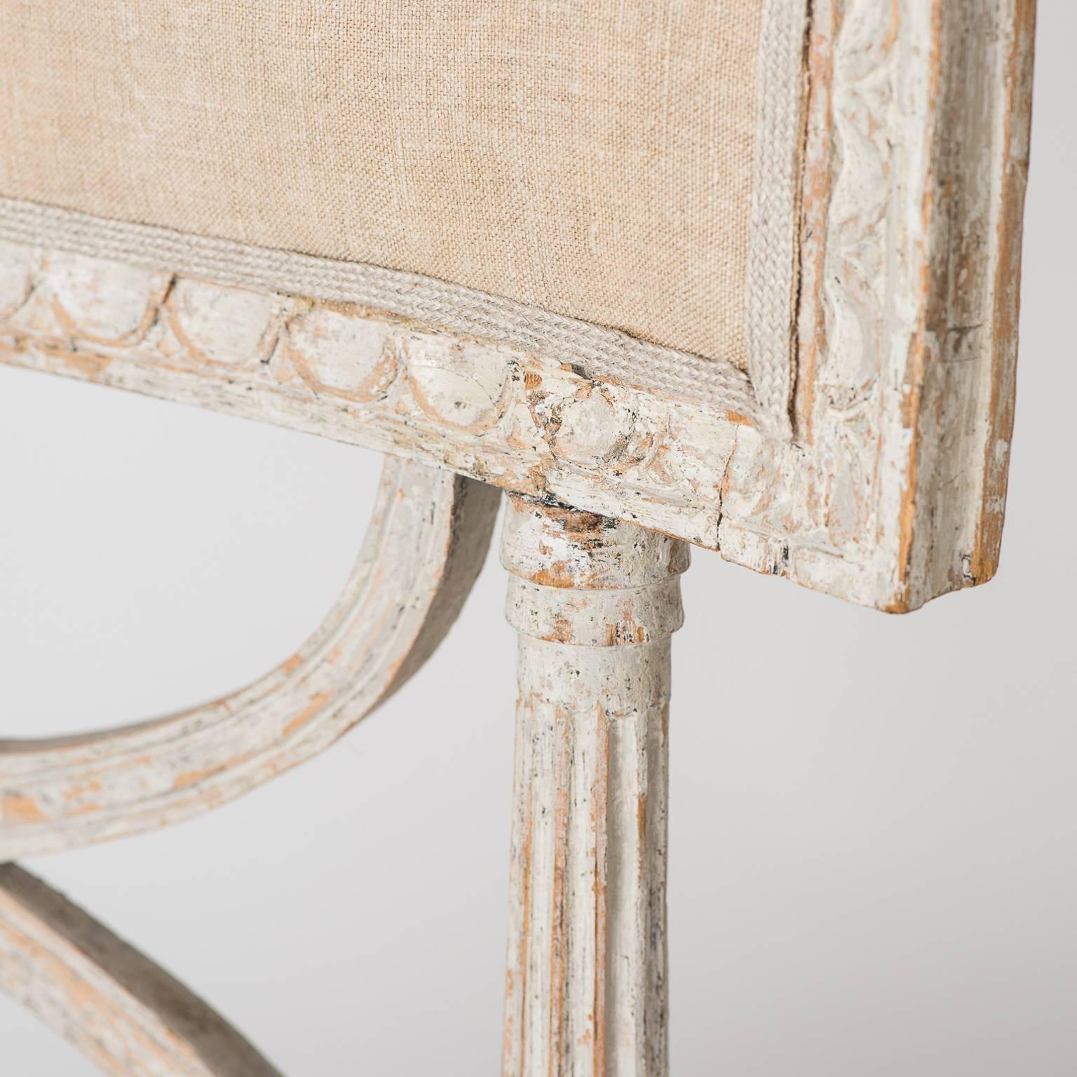 19th Century Pair of Swedish “Bellman” Side Chairs, circa 1800