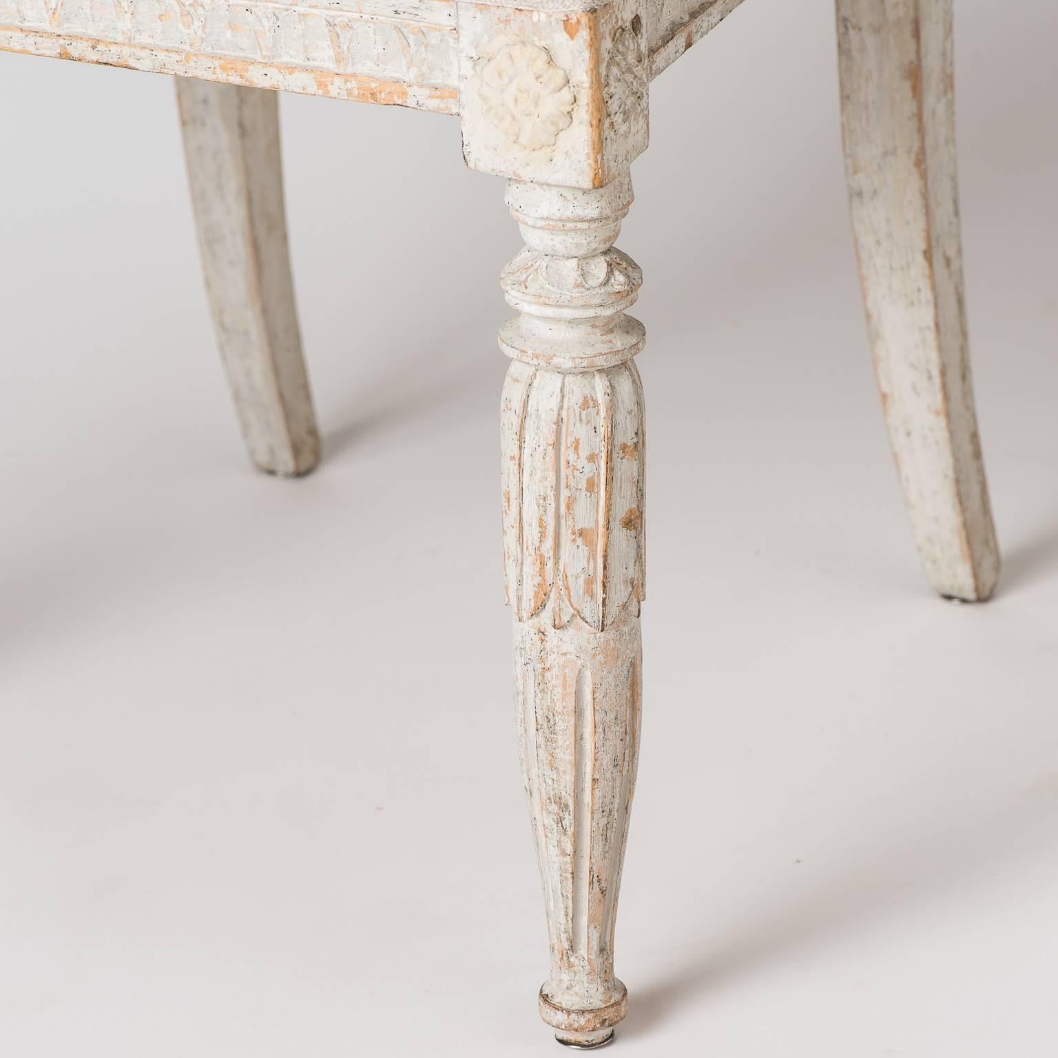 Pair of Swedish “Bellman” Side Chairs, circa 1800 1