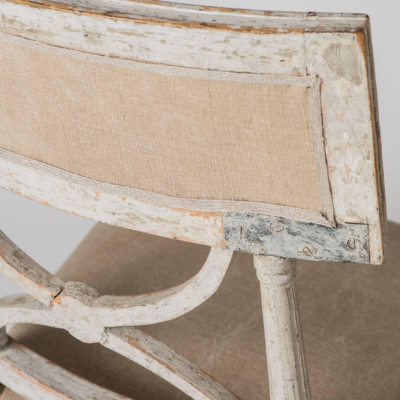 Pair of Swedish “Bellman” Side Chairs, circa 1800 3