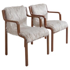 Pair of Swedish Bentwood Chairs by Stendig, 1960s