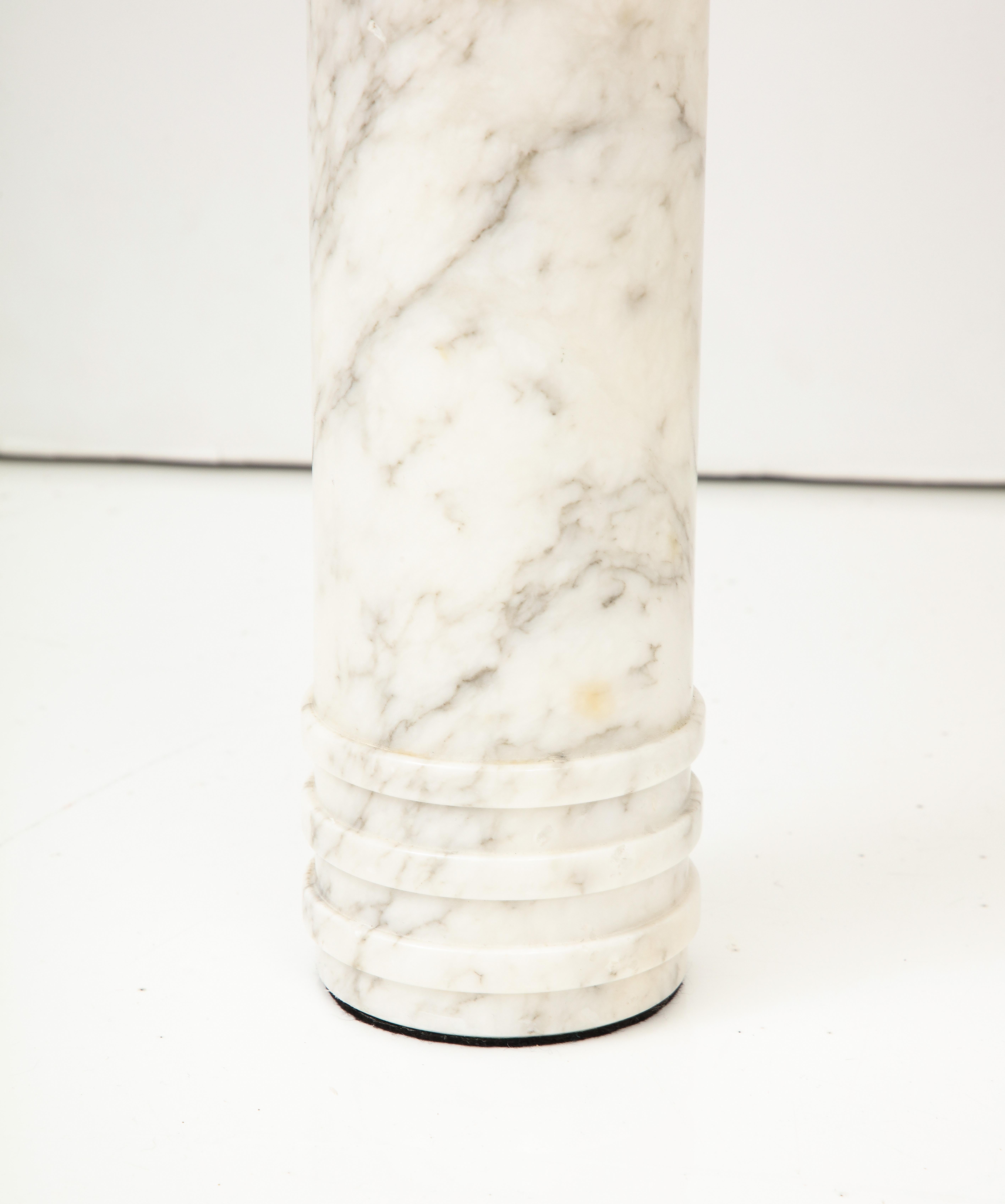 Pair of Swedish Bergboms B-10 Marble Table Lamps, circa 1960s For Sale 1