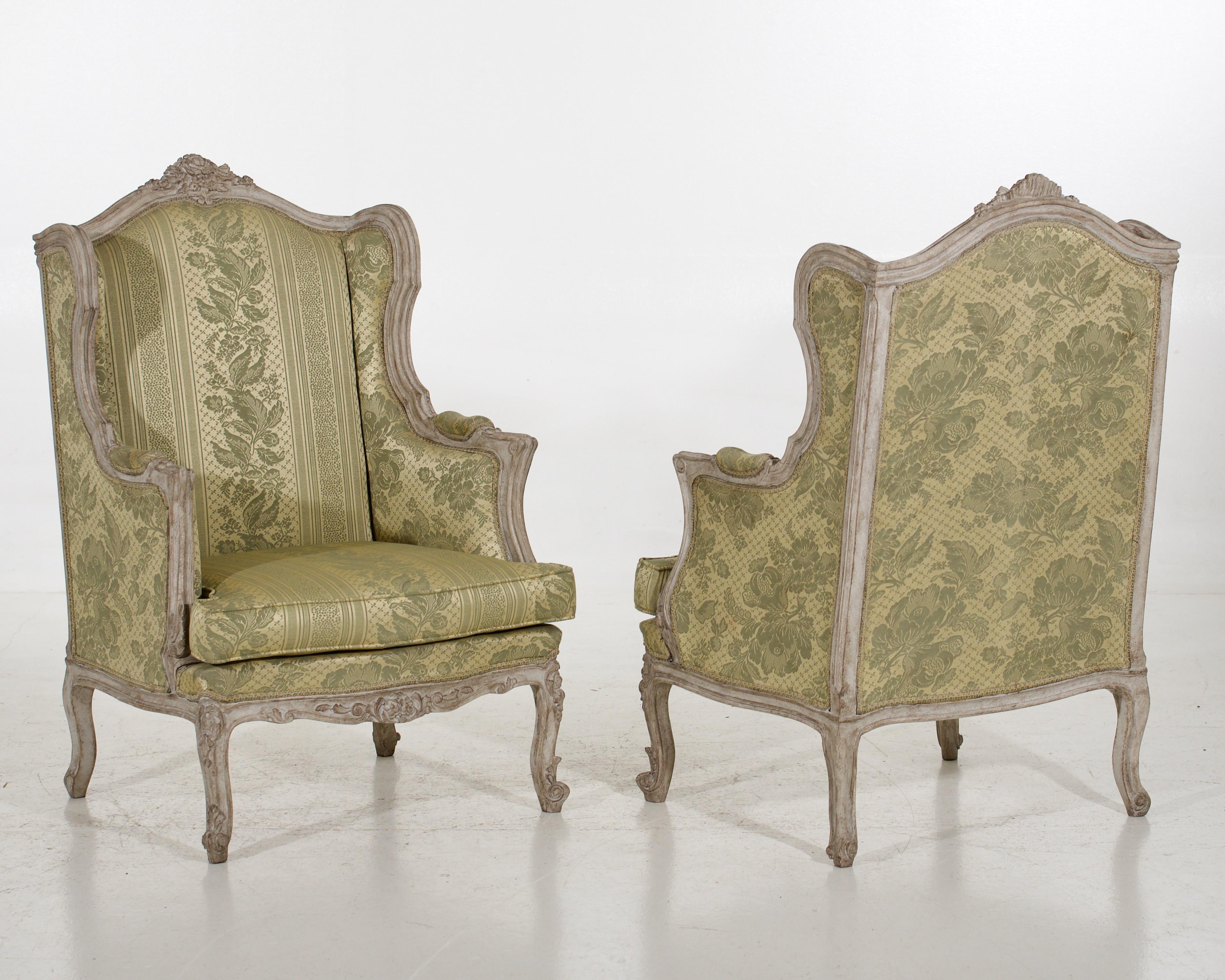 Pair of Swedish Bergeres, 19th Century For Sale 6