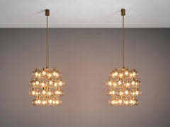 Pair of Swedish Chandeliers by Holger Johansson, 1952