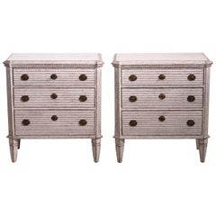 Pair of Swedish Chests, 19th Century