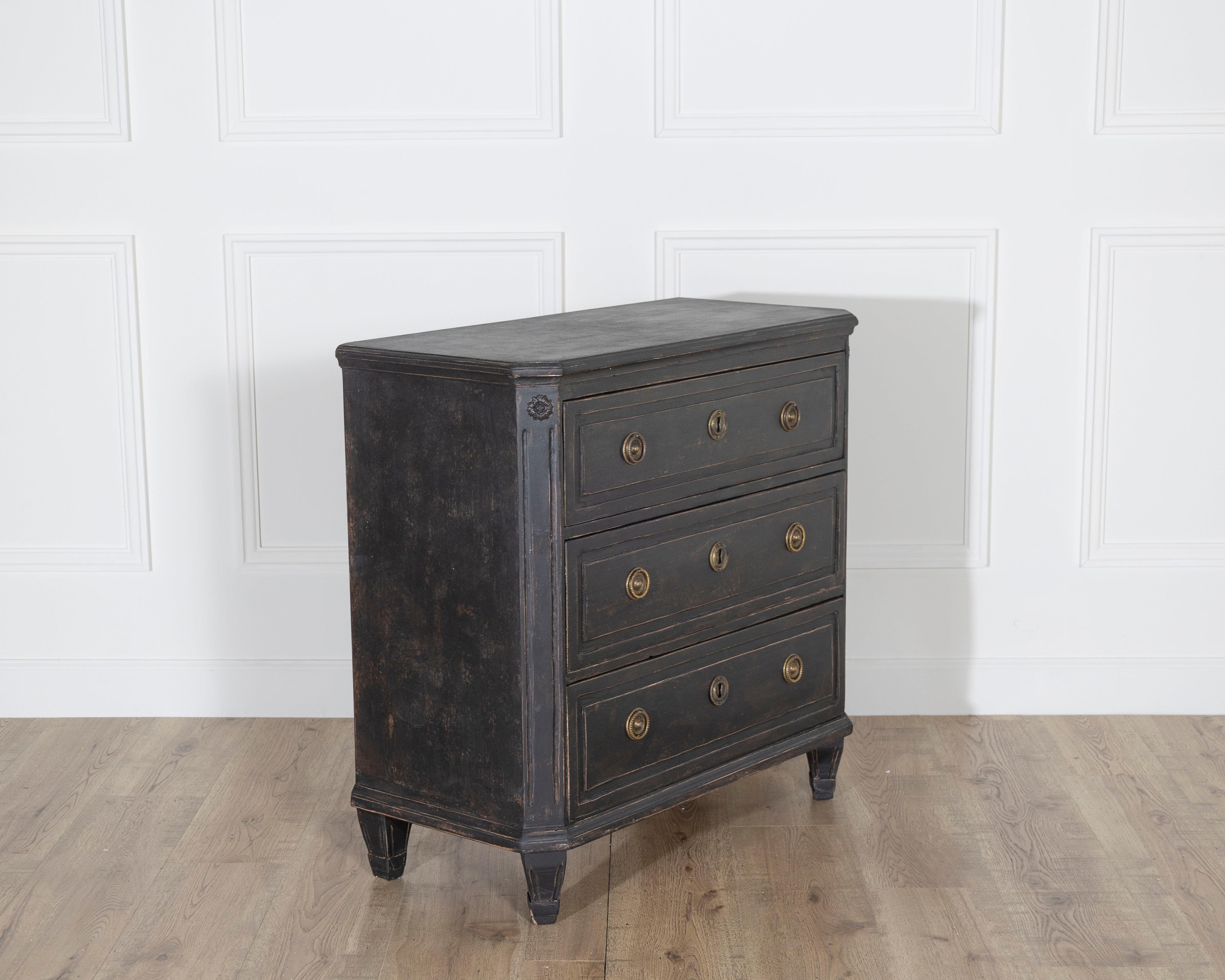 Pine Pair of Swedish chests circa 1880 For Sale
