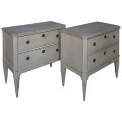 Pair of Swedish Commodes in the Gustavian Style