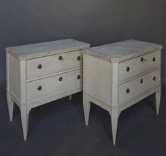 Pair of Swedish Commodes in the Gustavian Style