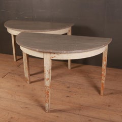 Pair of Swedish Console Tables