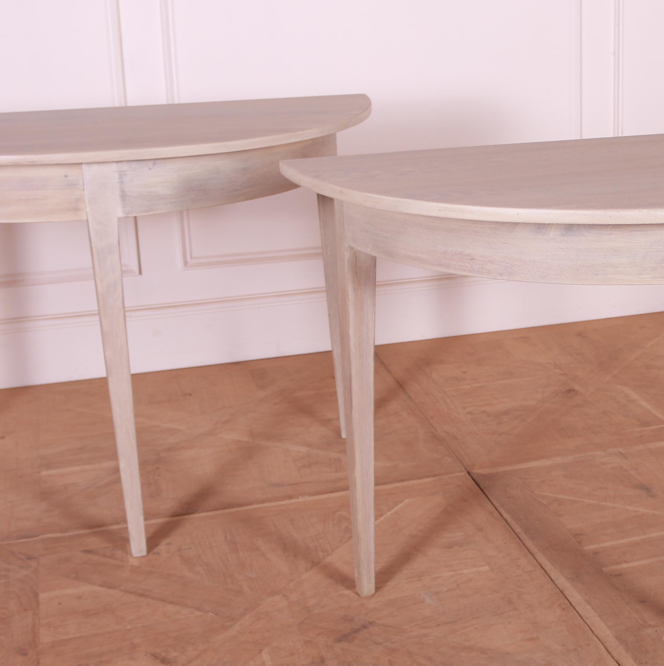Pair of Swedish Console Tables In Good Condition In Leamington Spa, Warwickshire