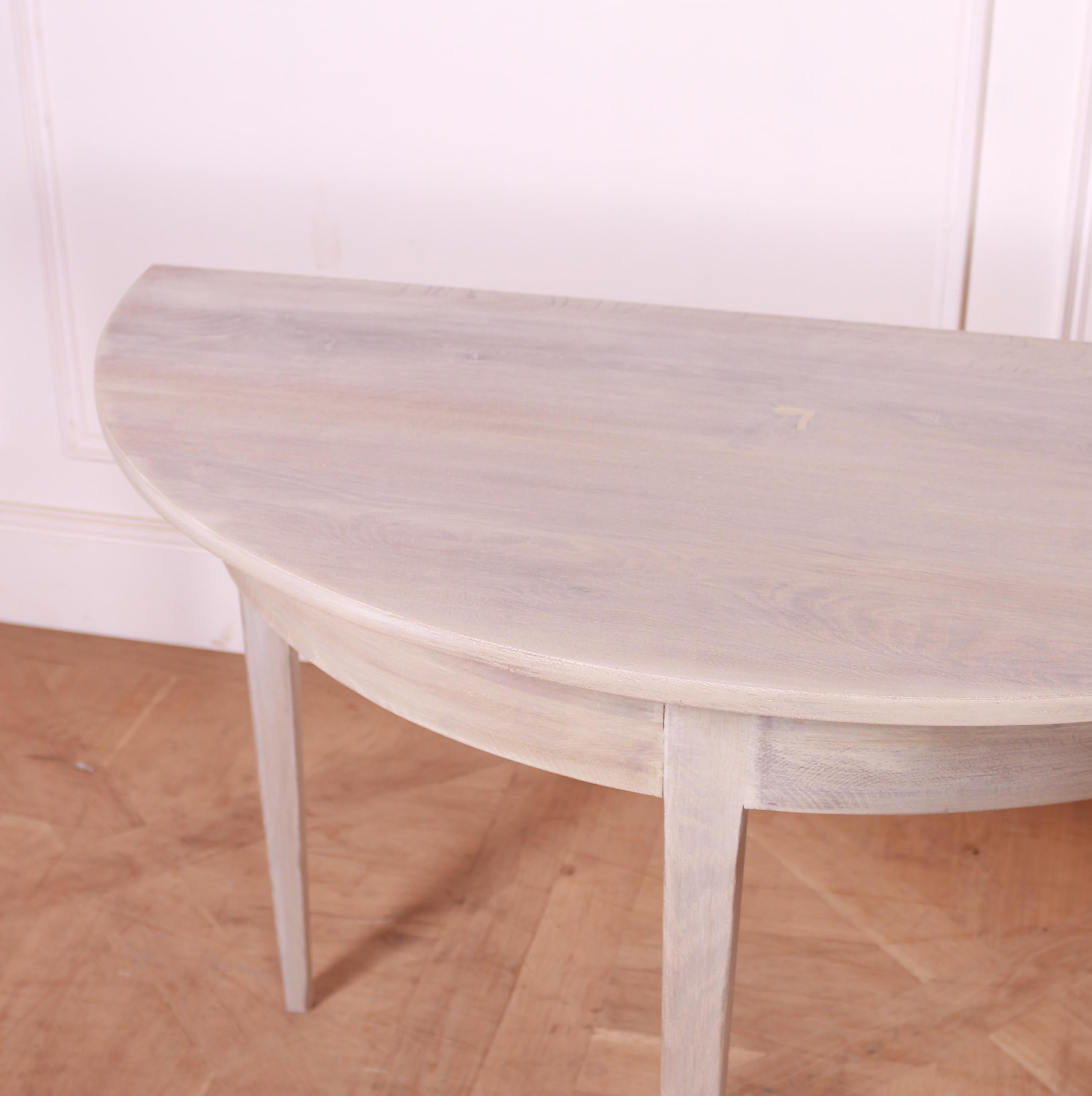 Oak Pair of Swedish Console Tables