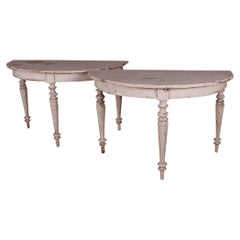 Pair of Swedish Console Tables