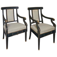 Pair of Swedish Courtroom Chairs