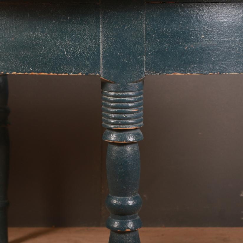 Gustavian Pair of Swedish Demilune Console Tables