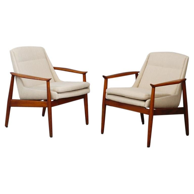 Pair of Swedish Design Armchairs, 1950s