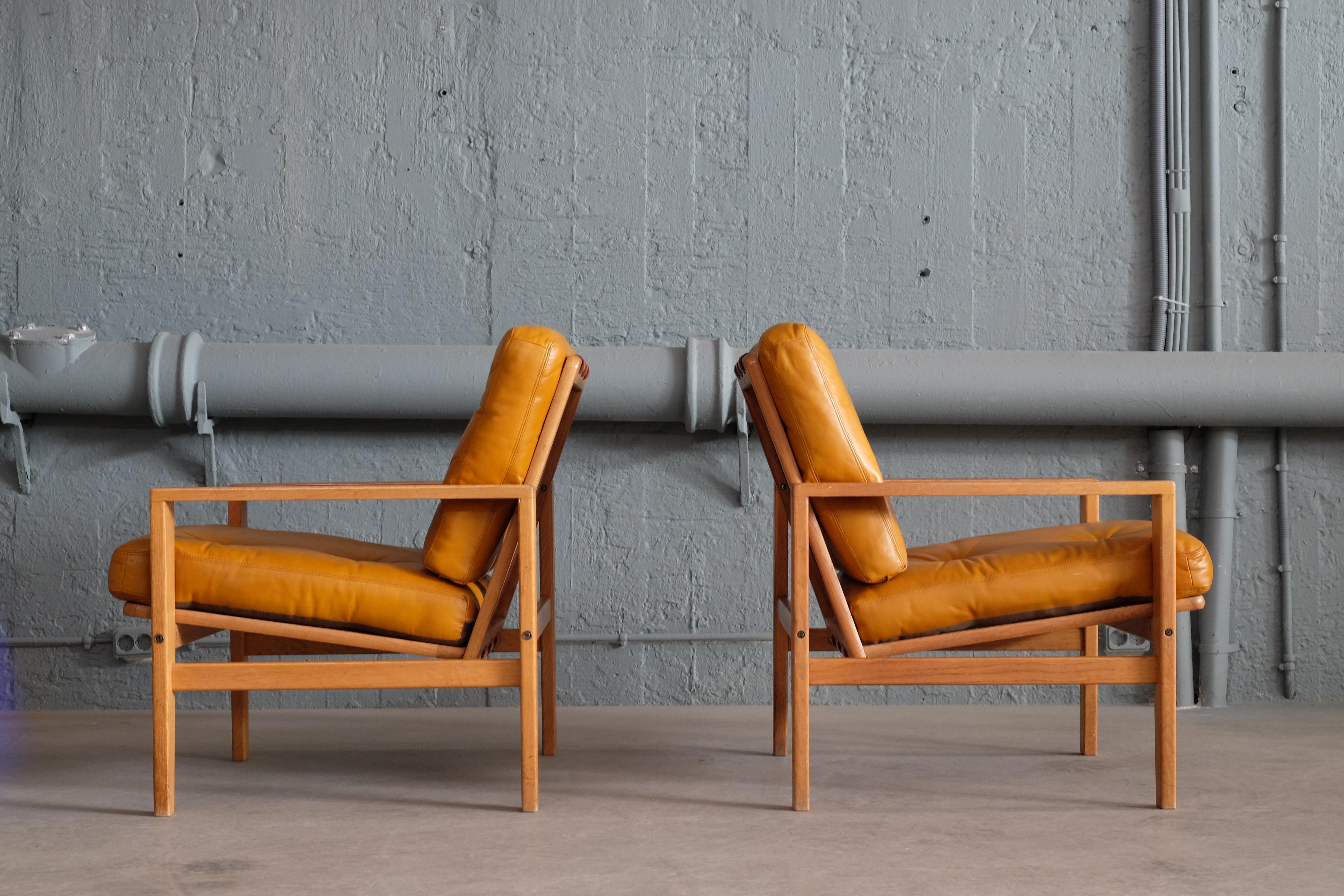 Mid-20th Century Pair of Swedish Easy Chairs, 1960s