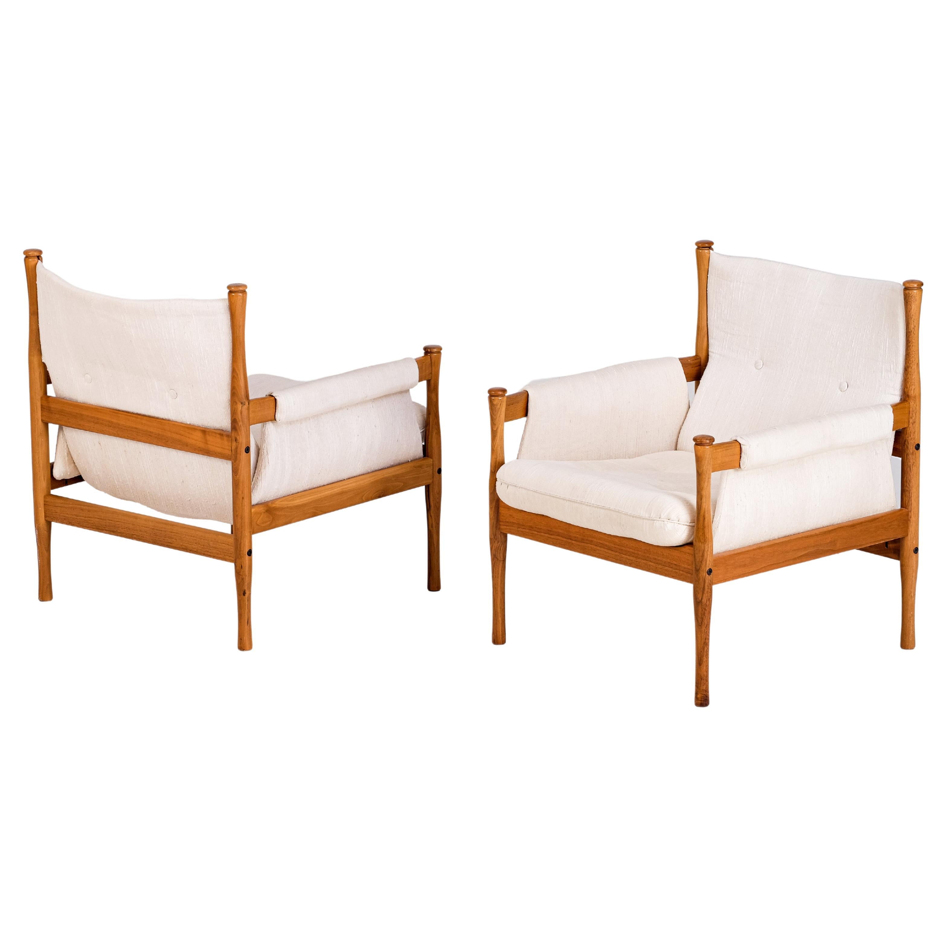 Pair of "Petit" Easy Chairs by DUX, 1970s