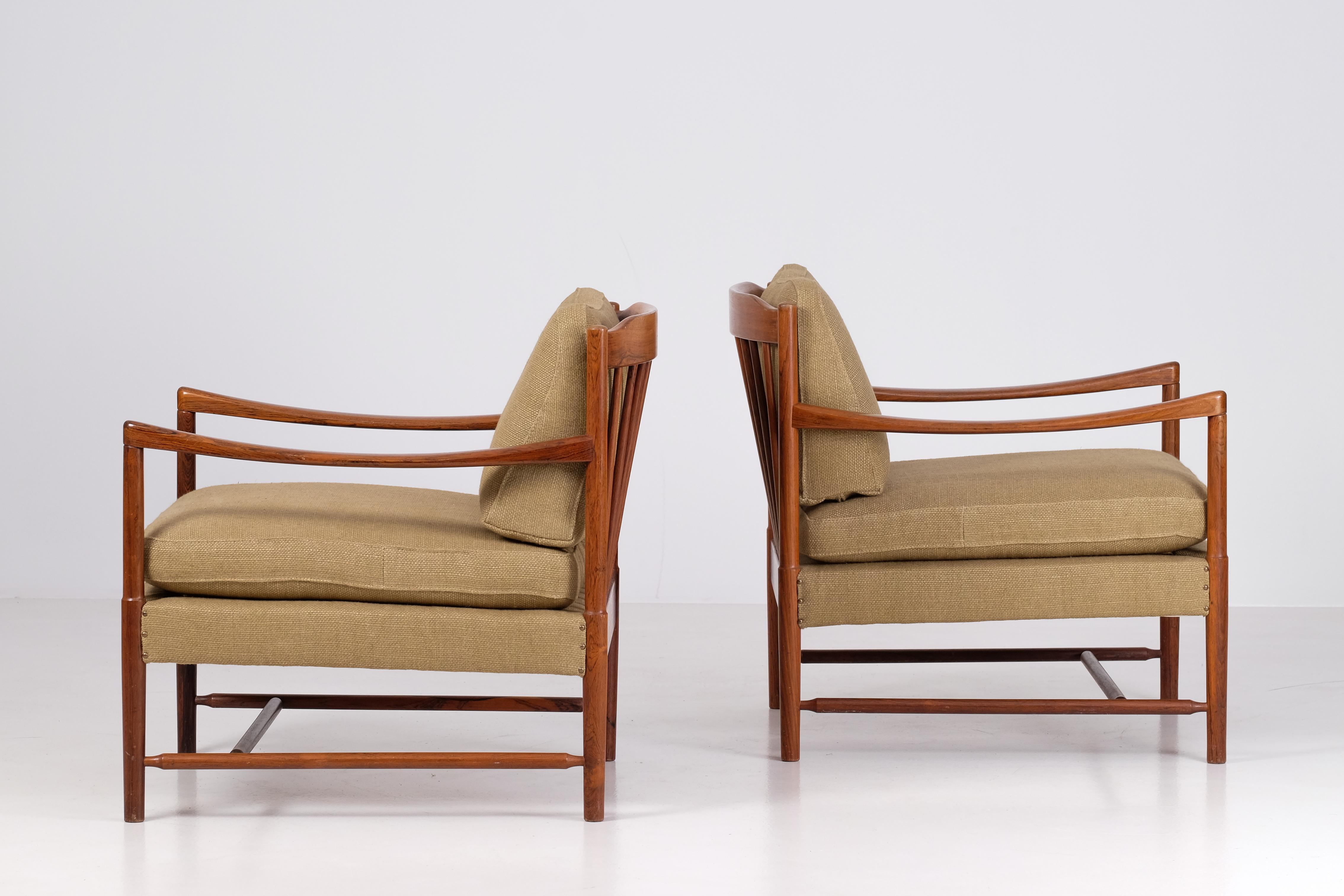 Suédois Paire de fauteuils suédois modèle « Bristol », années 1960 en vente
