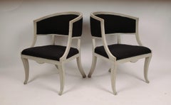 Pair of Swedish Empire Armchairs