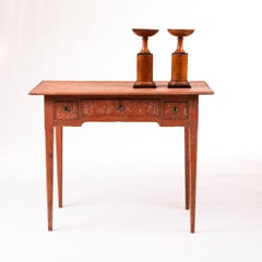 Pair Empire Tazzas in Maple Root and dark Hardwood