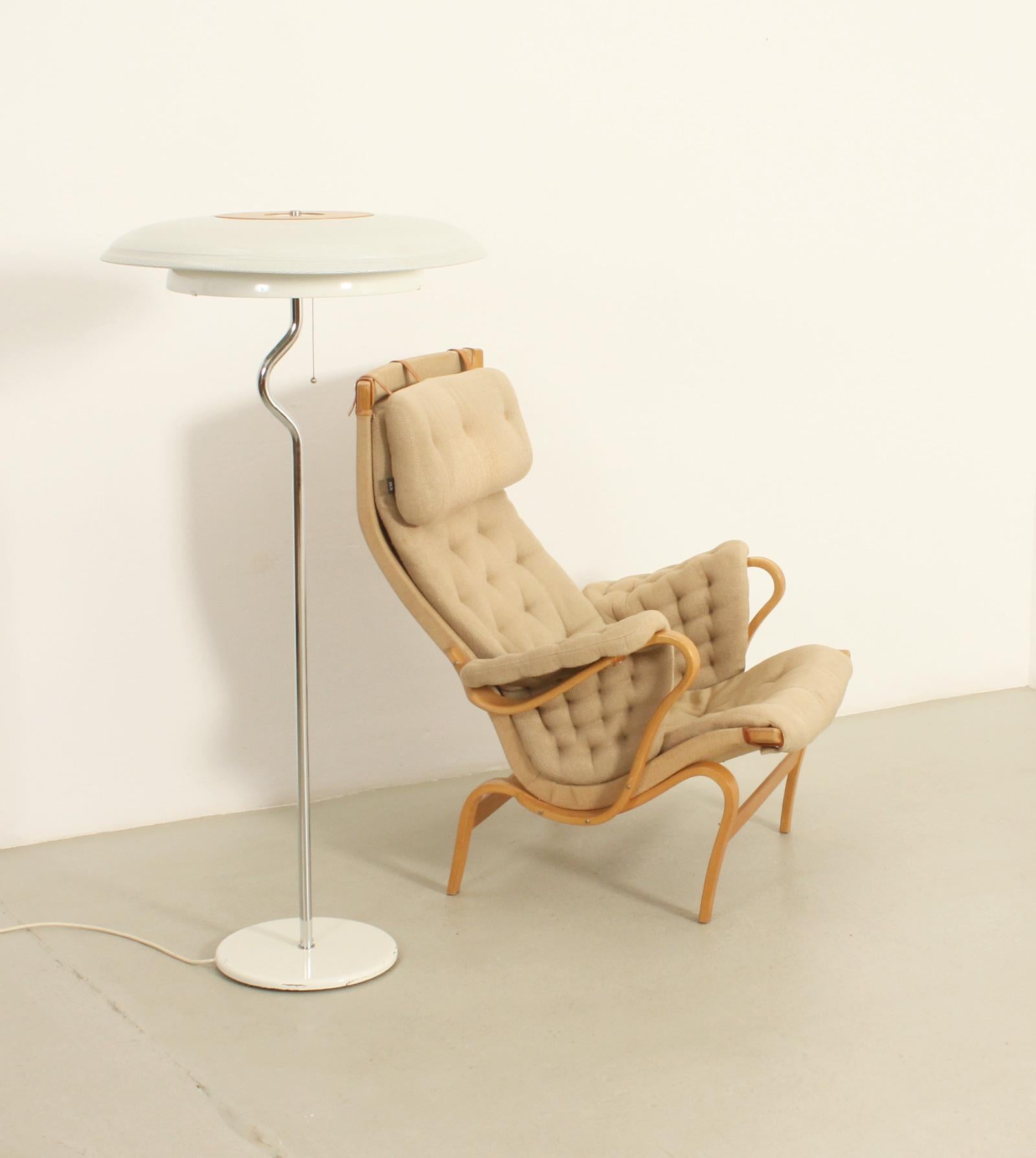 Late 20th Century Pair of Swedish Floor Lamps by Ateljé Lyktan, 1980's For Sale