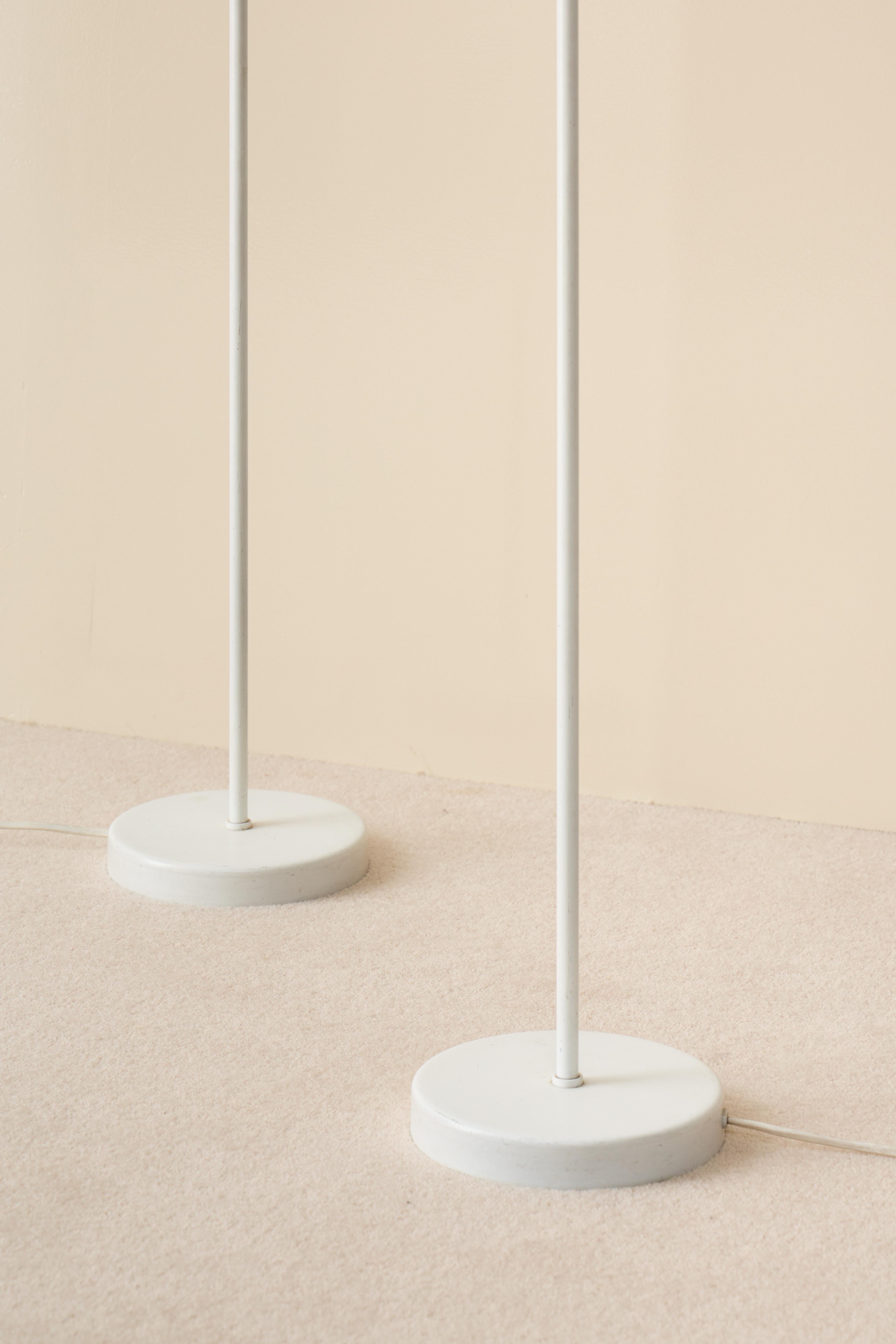 Paire de lampadaires suédois, Suède, années 1960 Bon état - En vente à Stockholm, SE