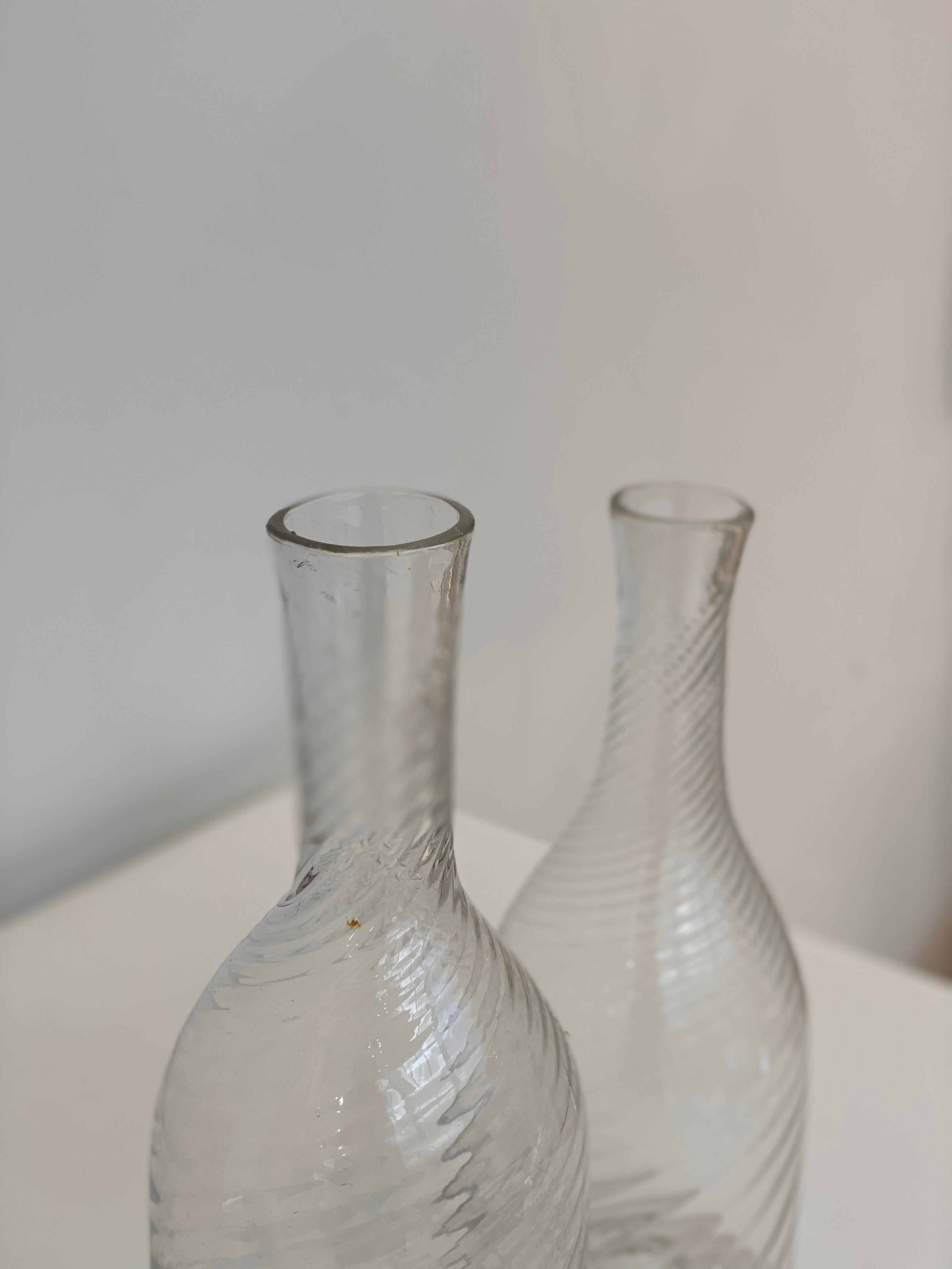 Pair of Swedish Glass Decanters, circa 1880 3