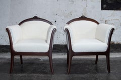 Pair of Swedish Grace Arm Chairs - COM Ready