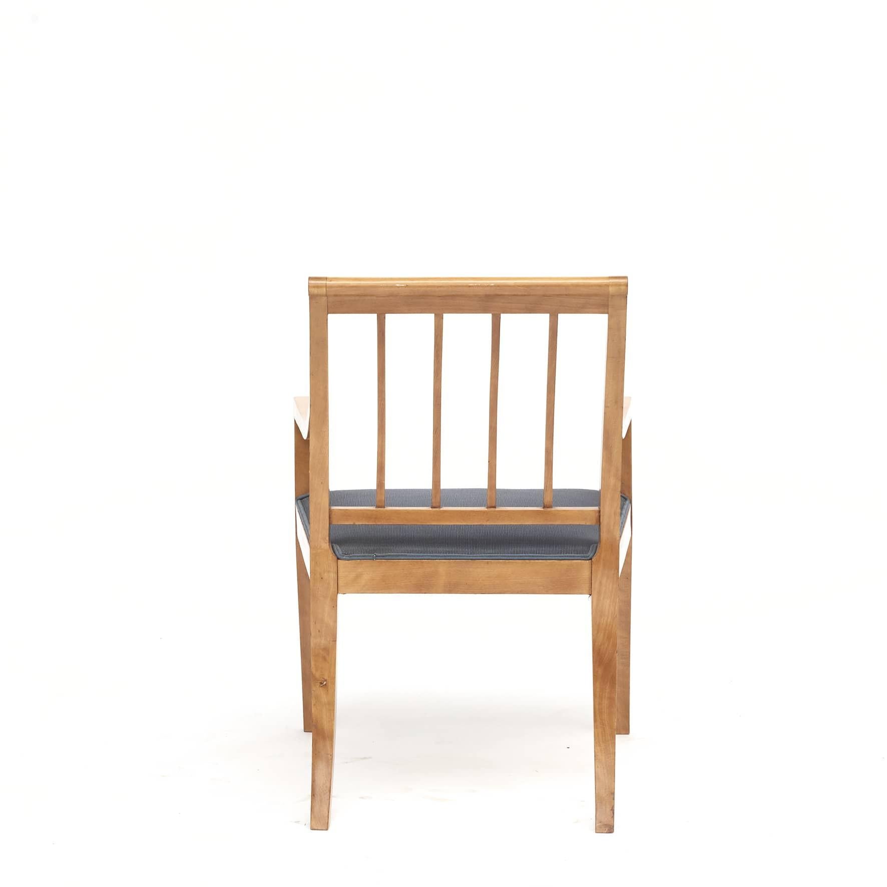 Paire de fauteuils suédois en bouleau Grace Bon état - En vente à Kastrup, DK