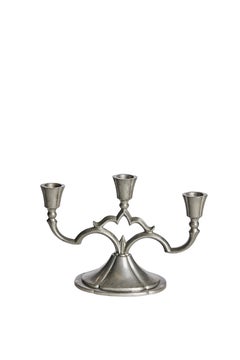 Pair of Swedish Grace Pewter Candelabra by CESO, 1930s