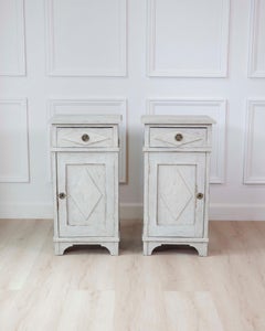 Pair of Swedish Gustavian Bedside Cabinets, Circa 1800