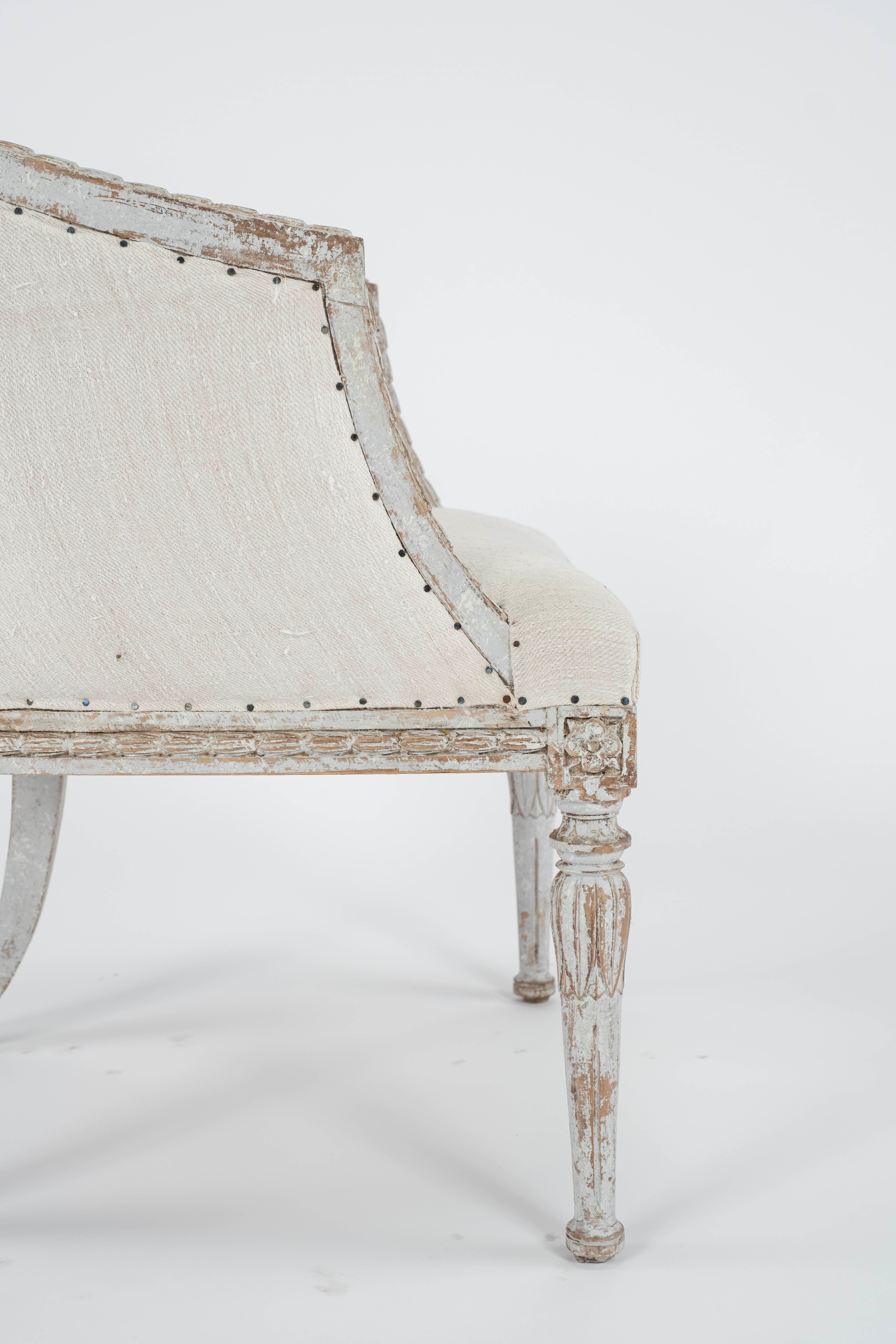 Pair of Swedish Gustavian Chairs For Sale 8