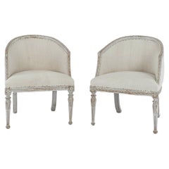 Antique Pair of Swedish Gustavian Chairs