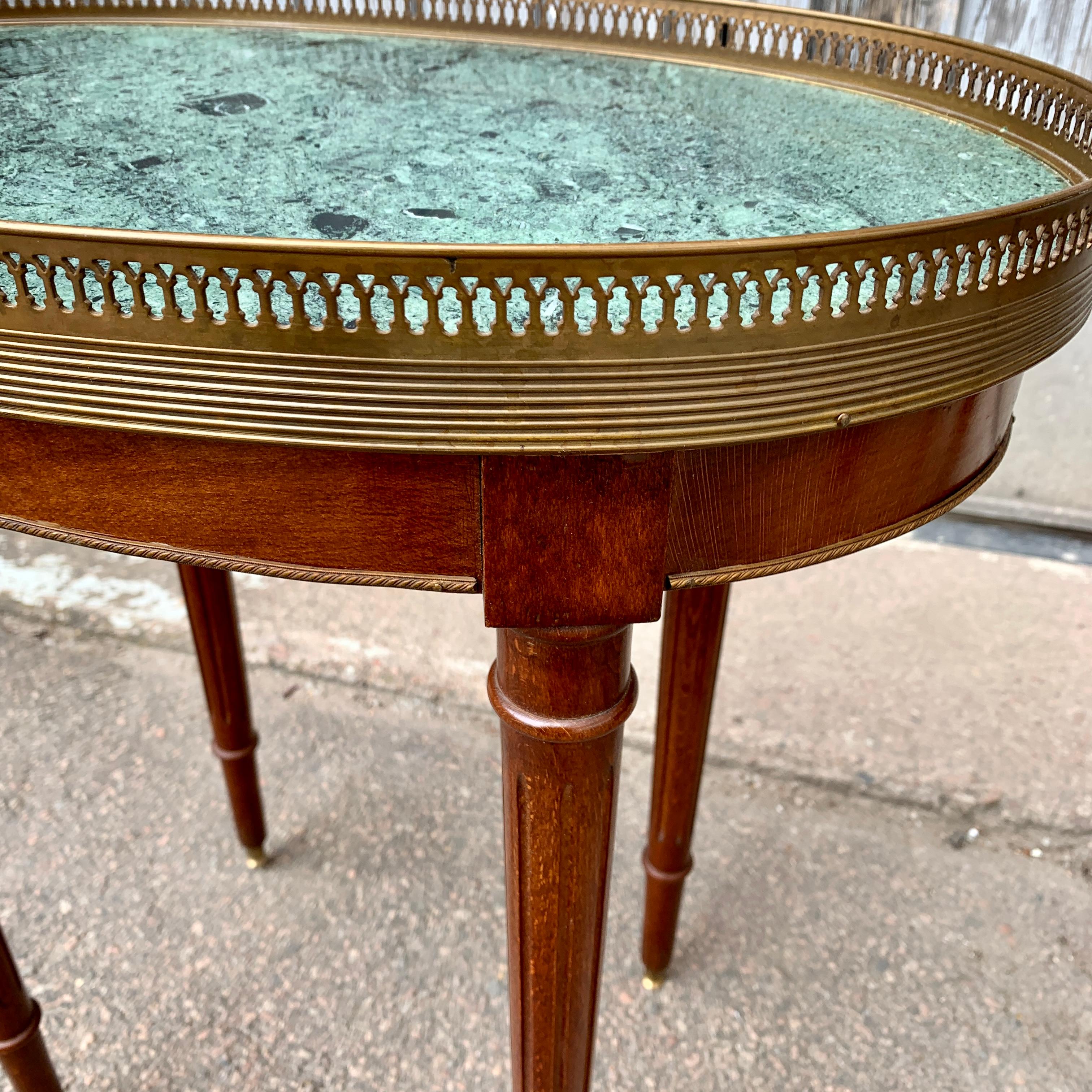 Pair of Swedish Gustavian End or Side Tables with Stone tops For Sale 6