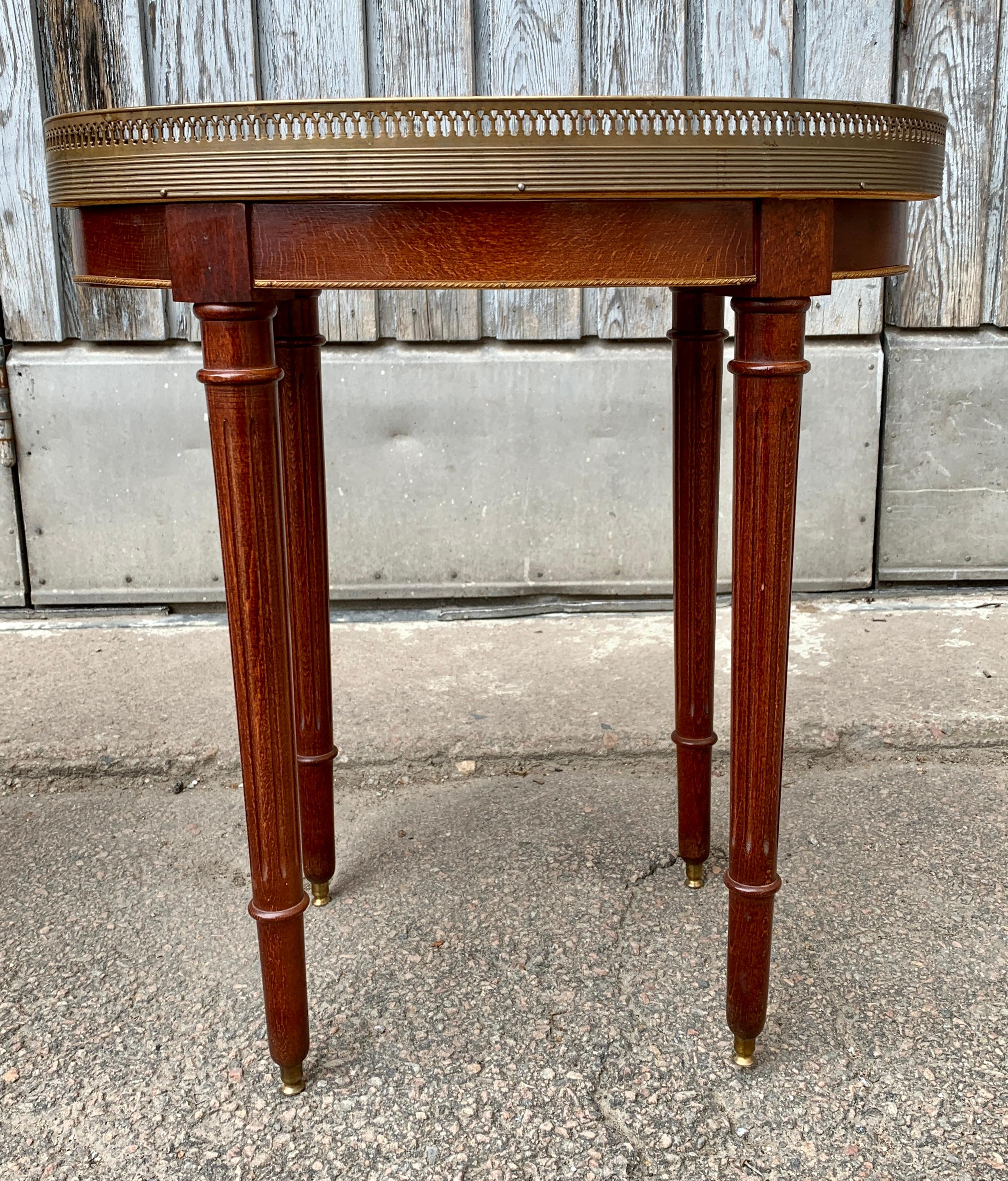 Pair of Swedish Gustavian End or Side Tables with Stone tops For Sale 8