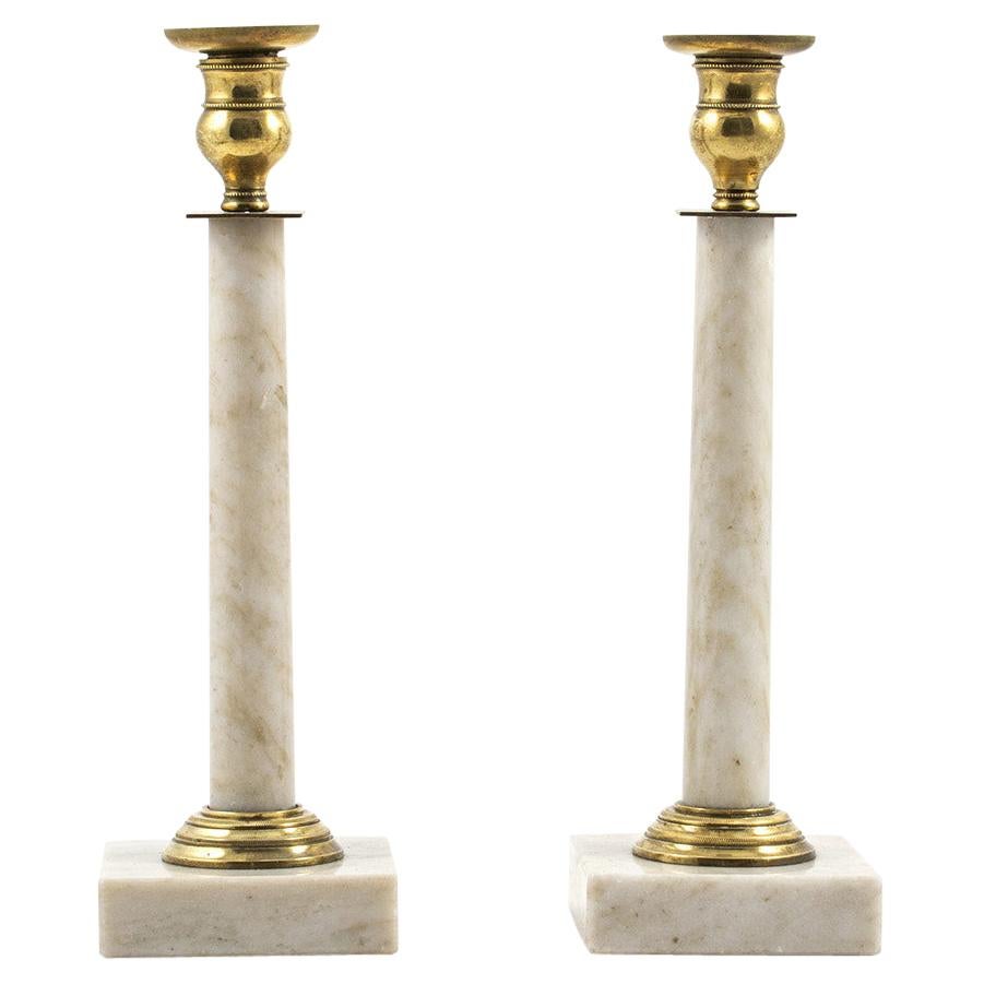 Gustavian Candle Holders