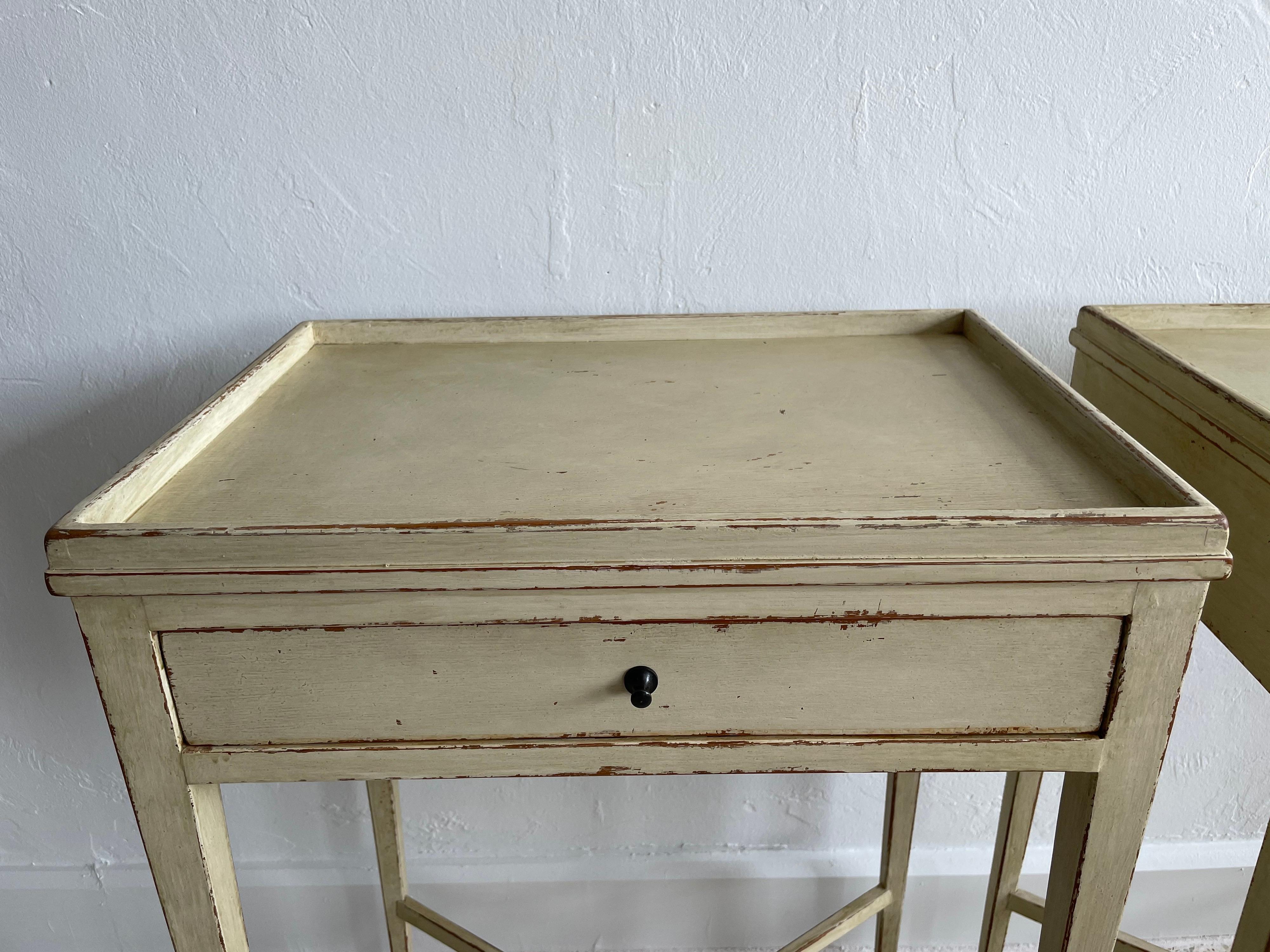 Pair of Gustavian Style Side Tables 3
