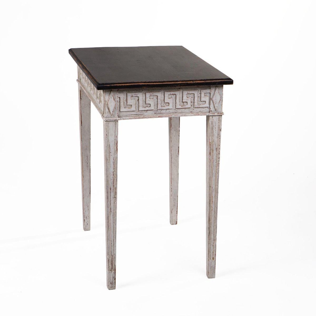 19th Century Pair of Swedish Gustavian Style Console Tables For Sale