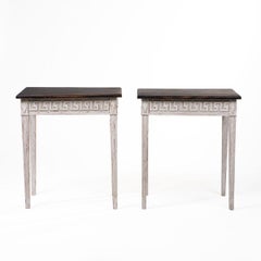 Pair of Swedish Gustavian Style Console Tables