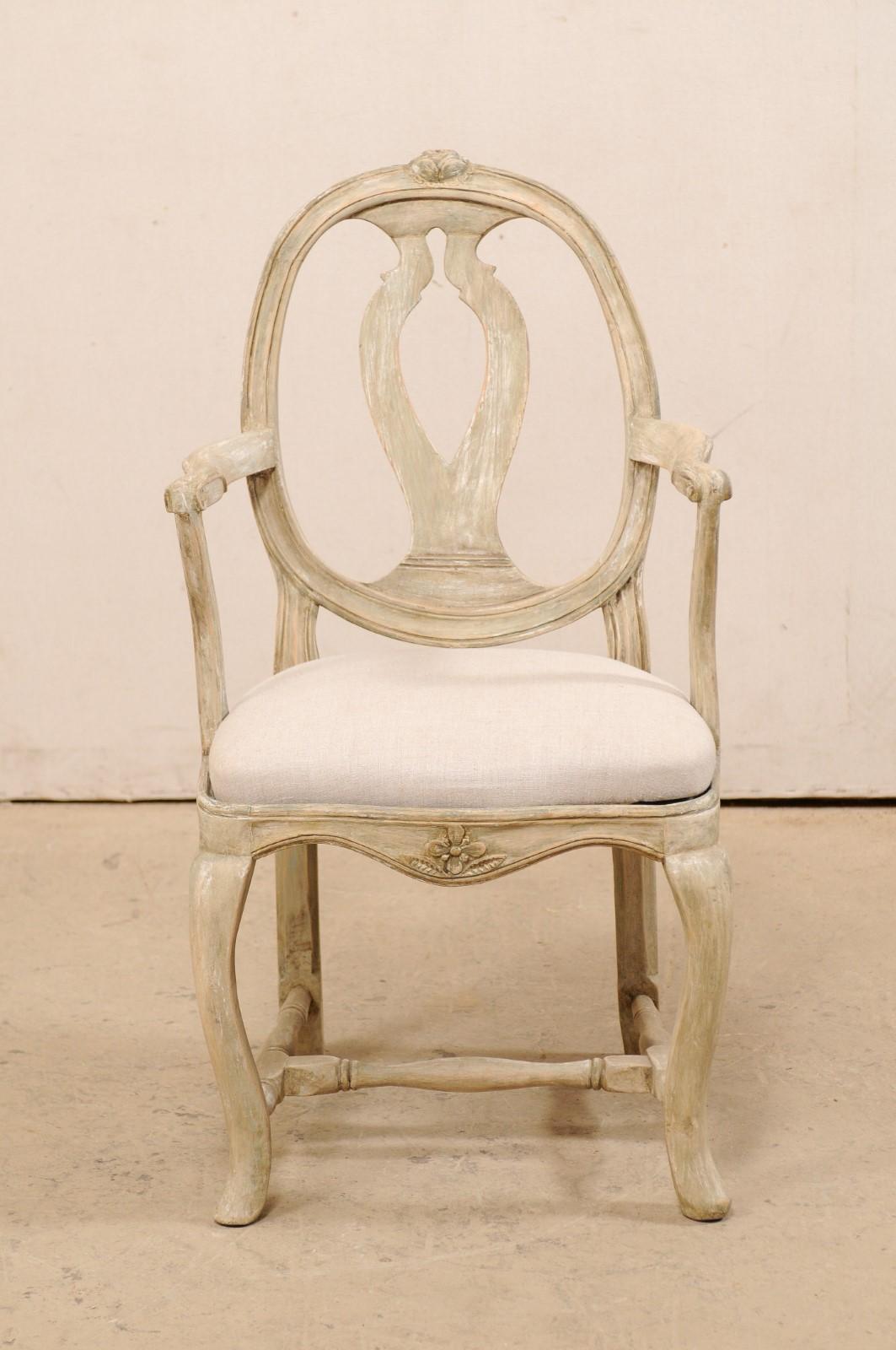 Upholstery Pair of Swedish Gustavian 