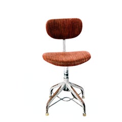 Pair of Swedish Industrial Chairs from 1950s