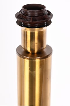 Pair of Swedish Kosta Contemporary Brass Table Lamps