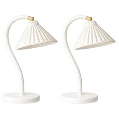 Pair of Swedish Mid-Century Modern Lacquered Pine Wall Lamps, Markslöjd, 1970s
