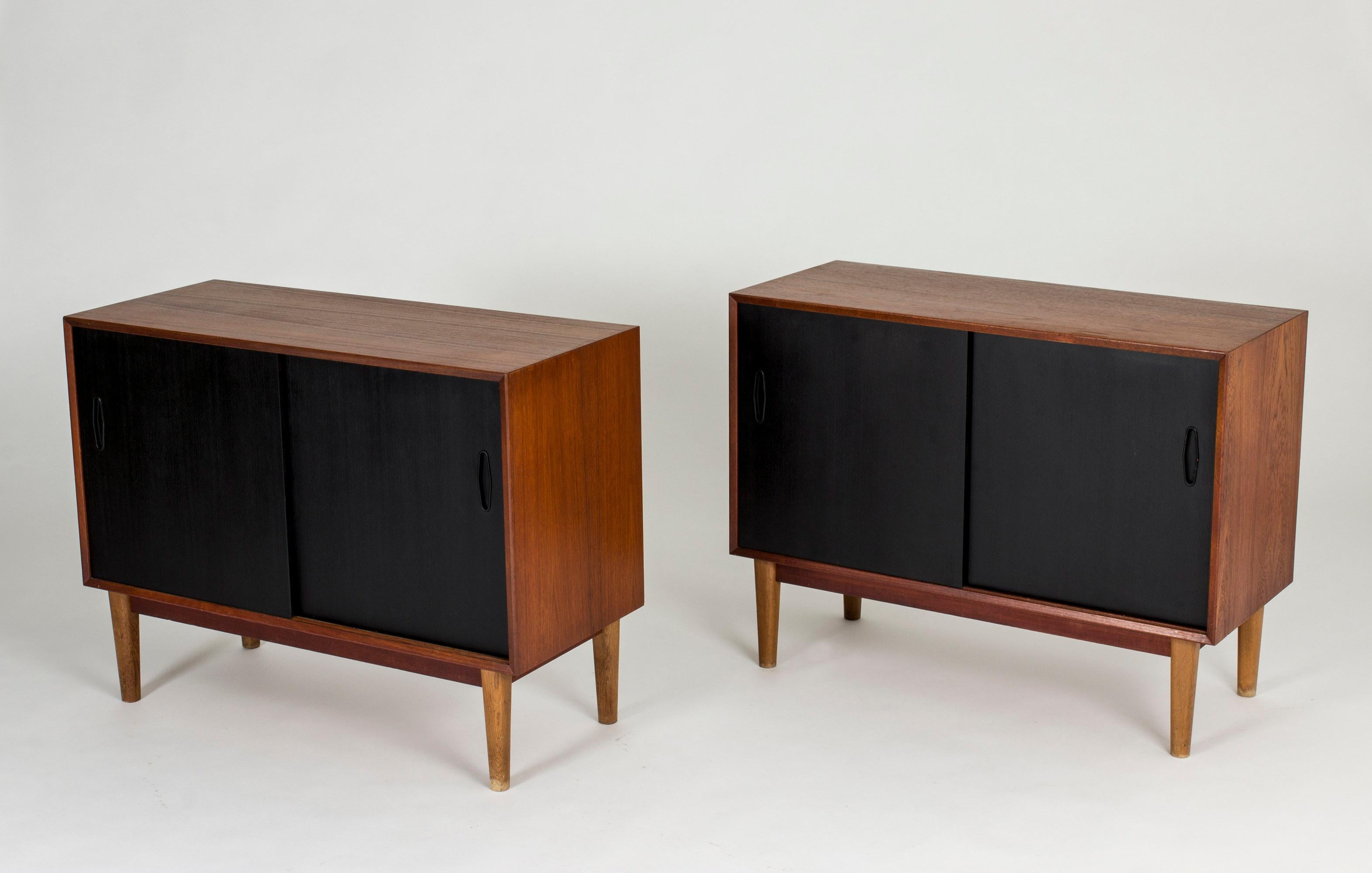 Pair of Swedish Mid-Century Modern Sideboards In Good Condition In Stockholm, SE
