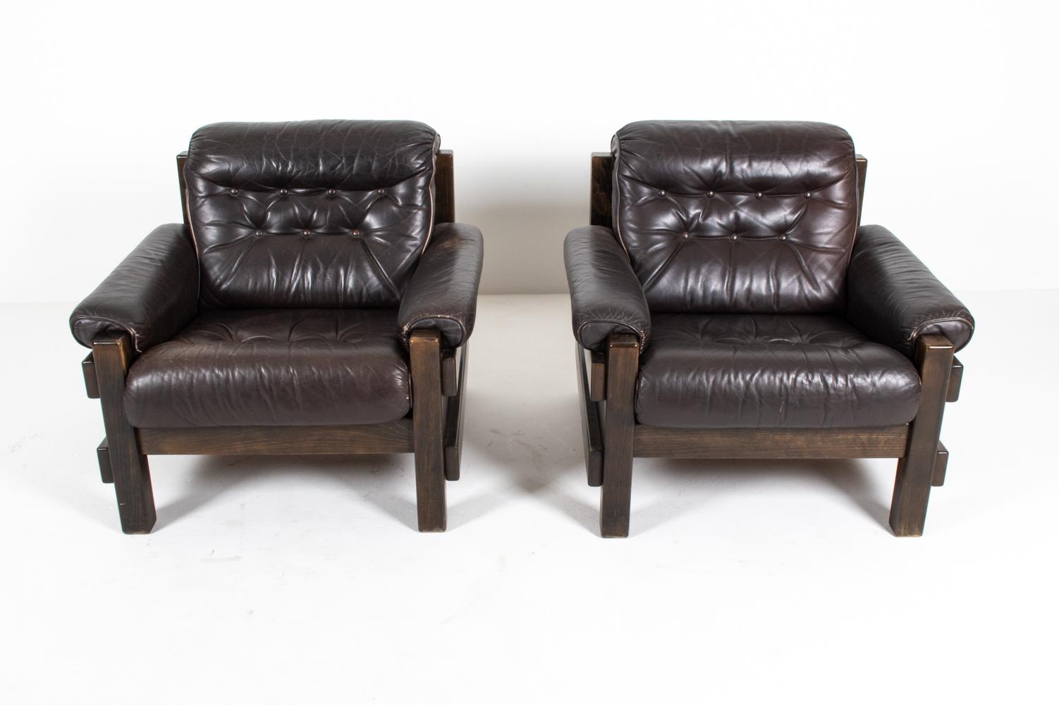 ikea leather chairs