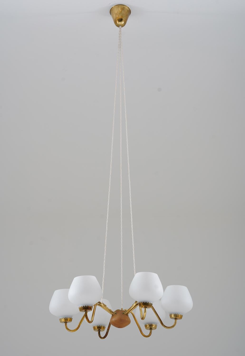 Scandinavian Modern Pair of Swedish Midcentury Pendants by ASEA Model A4126