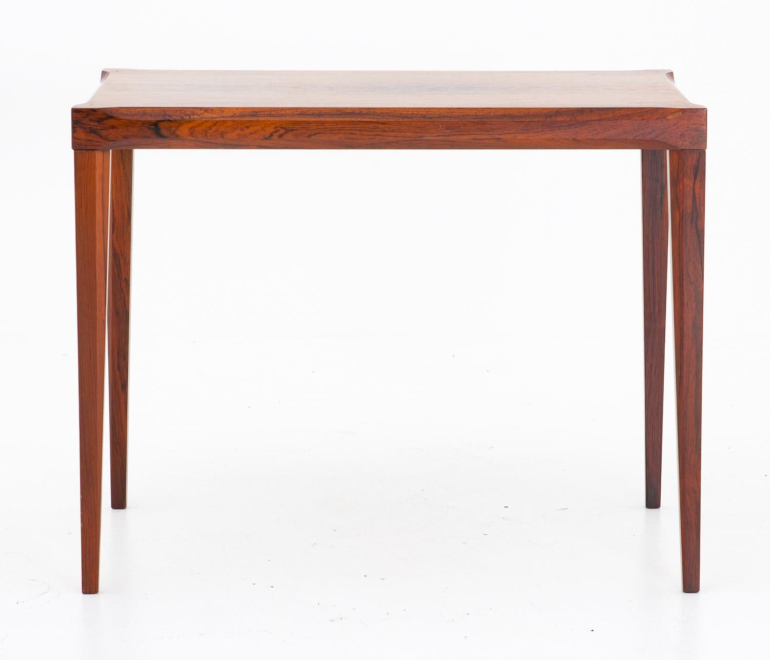 Mid-Century Modern Pair of Swedish Midcentury Side Tables in Rosewood