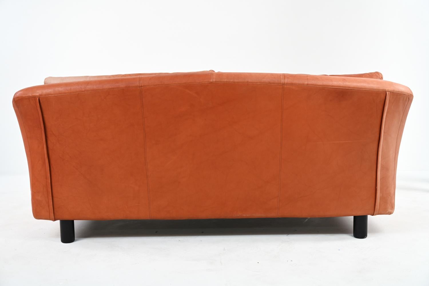 Pair of Swedish Modern Leather Sofas by Dux, c. 1970's 13